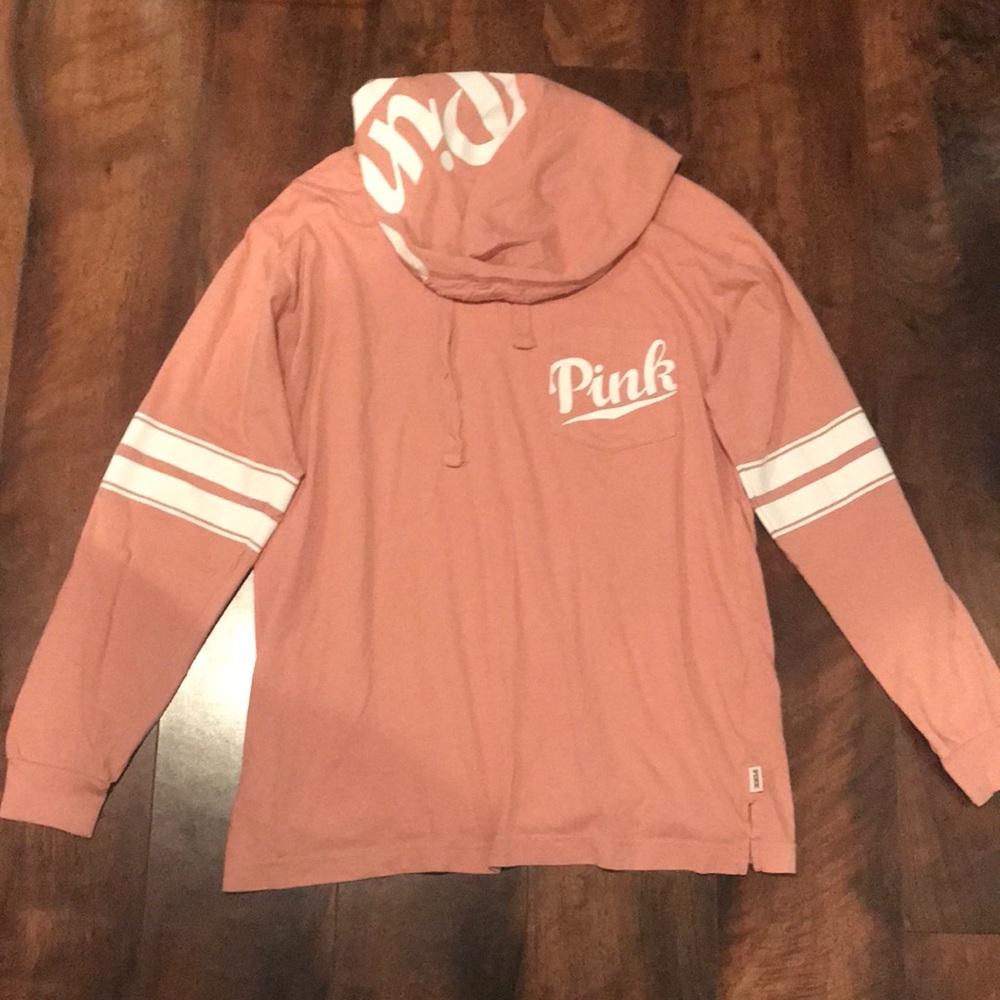 PINK pink hoodie shirt